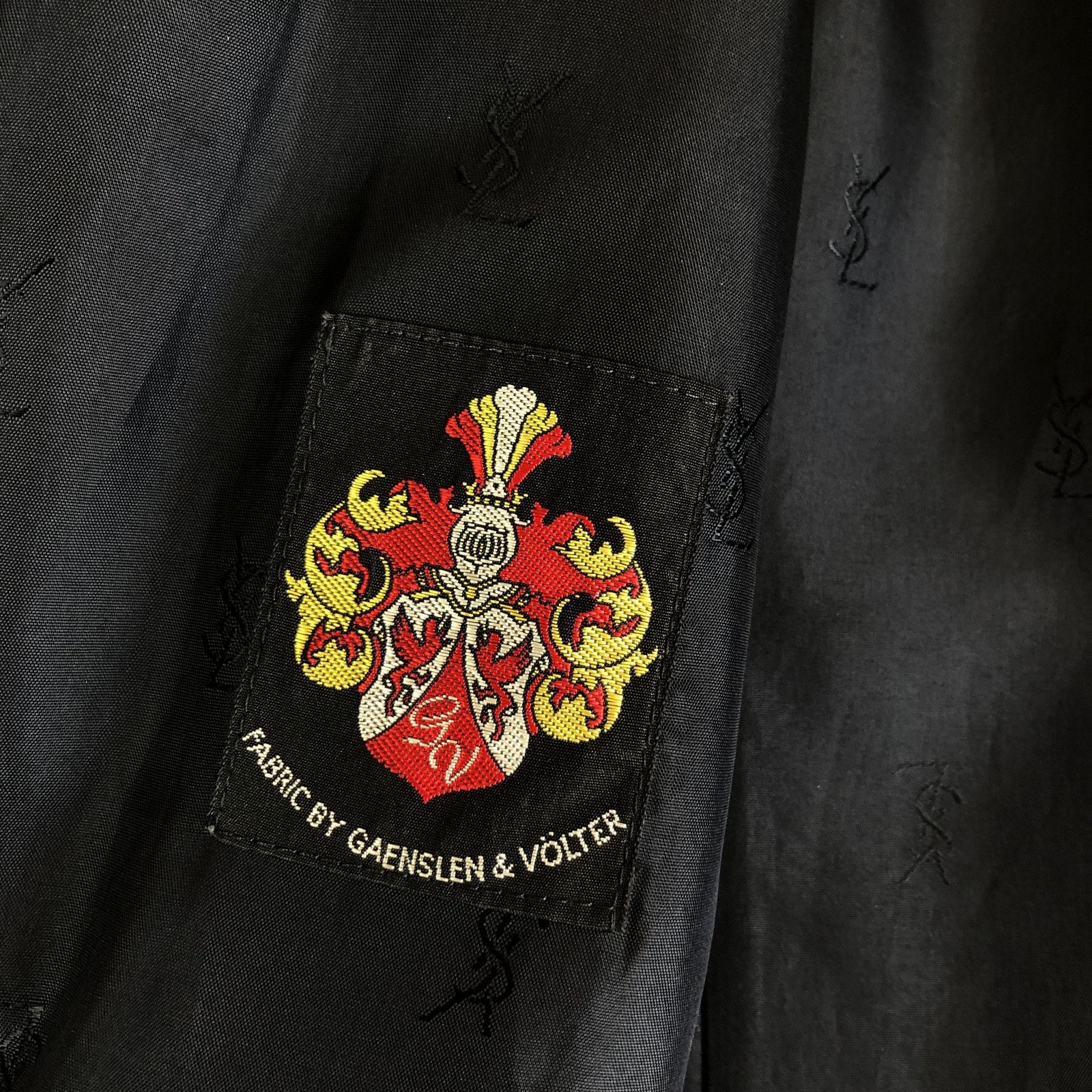 Yves Saint Laurent YSL Coat Сashmere Wool Dark Navy/ Black Size US L / EU 52-54 / 3 - 11 Thumbnail