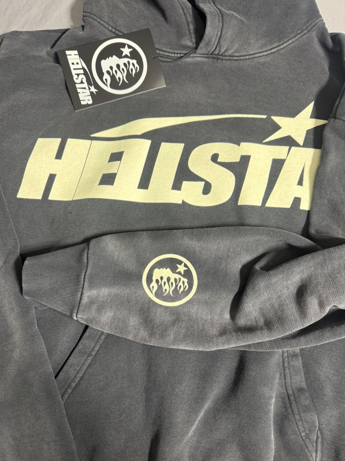 HELLSTAR Smoke Black Uniform Hoodie - Size Small - 100% AUTHENTIC Size US S / EU 44-46 / 1 - 3 Thumbnail