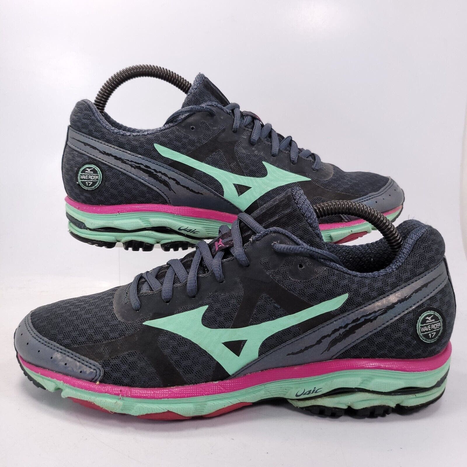 Mizuno Mizuno Wave Rider 17 Shoe Womens Size 9.5 J1GD140337 Black Size US 9.5 / IT 39.5 - 5 Thumbnail