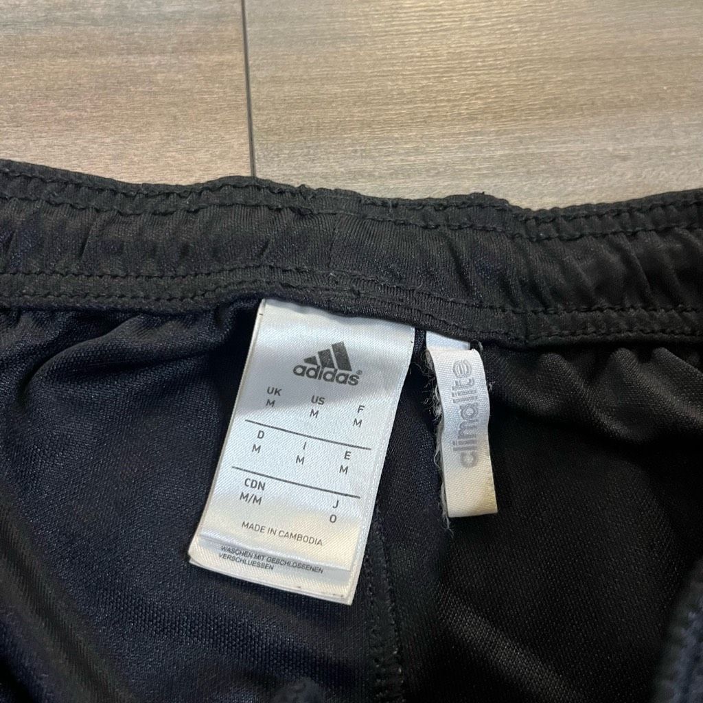 Adidas Adidas Black Athletic Workout Pants Men Medium Size US 32 / EU 48 - 3 Thumbnail