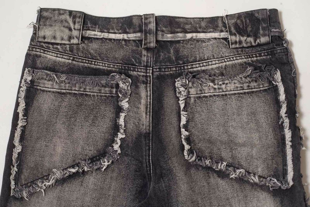 No Faith Studios NO/FAITH STUDIOS Gray Flared Shorts Size US 34 / EU 50 - 9 Thumbnail