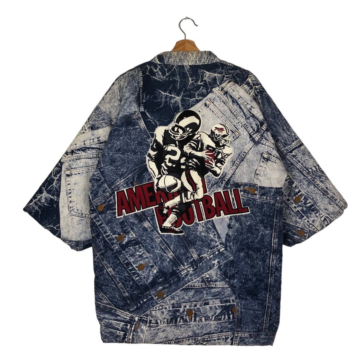 Japanese Brand 🔥90’s Kimono Japan Traditional America Football Big Logo Size US M / EU 48-50 / 2 - 1 Thumbnail