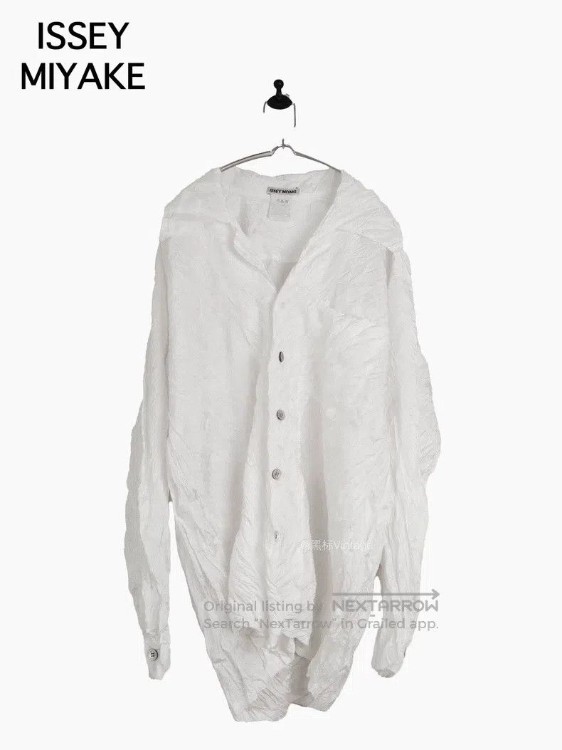 Issey Miyake Issey Miyake Main Line Ruched Shirt Size M / US 6-8 / IT 42-44 - 1 Thumbnail