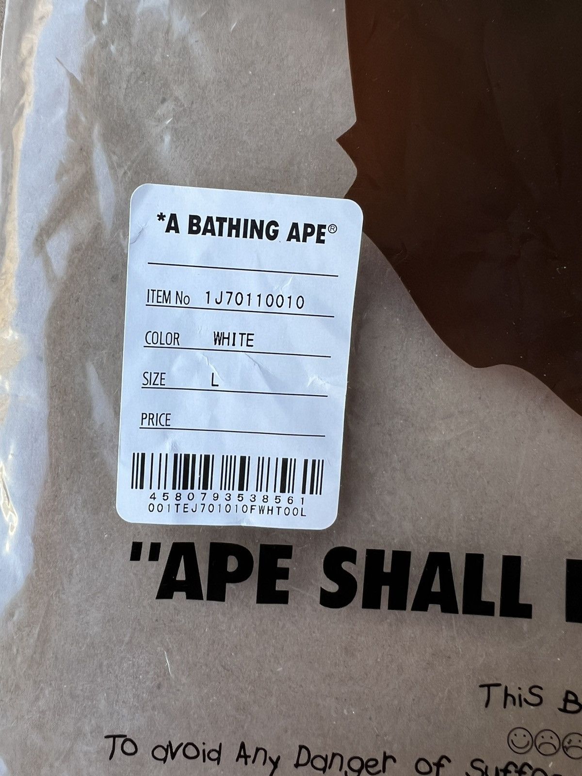 Bape HALLOWEEN BAPE MANSION APE HEAD TEE Size US L / EU 52-54 / 3 - 5 Thumbnail