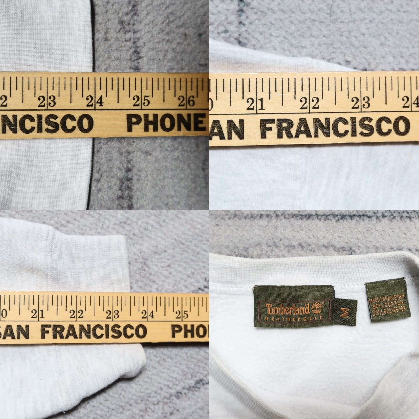 Timberland Vintage Timberland Logo Crew Neck Sweatshirt Men M Heather Sweatshirt Size US M / EU 48-50 / 2 - 8 Thumbnail
