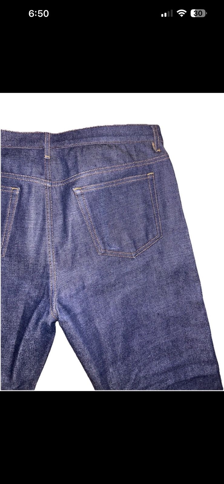 A.P.C. APC Men's Standard Size 33 Dark Wash Jeans Size US 33 - 5 Thumbnail