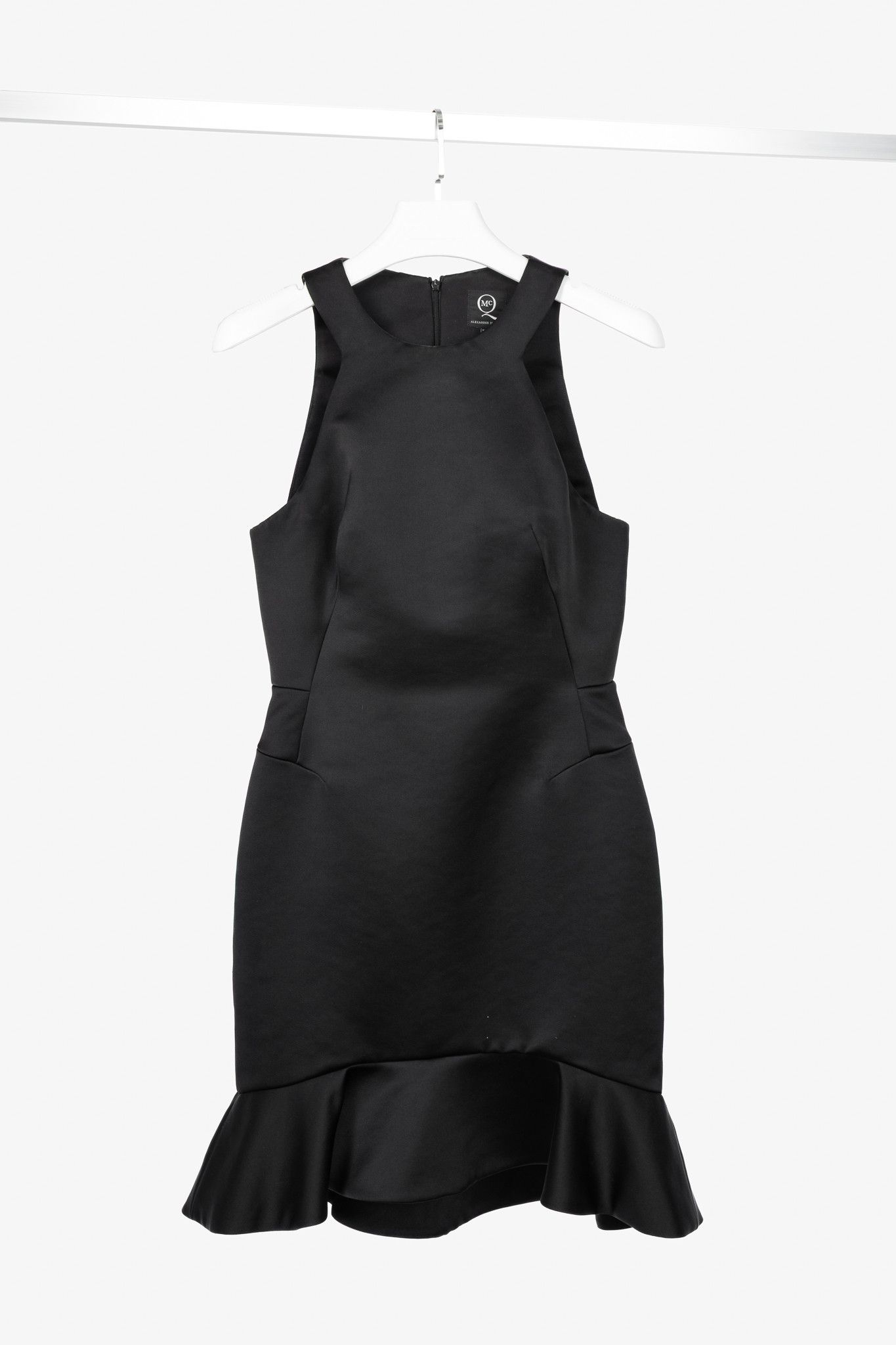 MCQ McQ by Alexander McQueen PF14 Duchess Satin Ruffle Dress Size M / US 6-8 / IT 42-44 - 1 Thumbnail