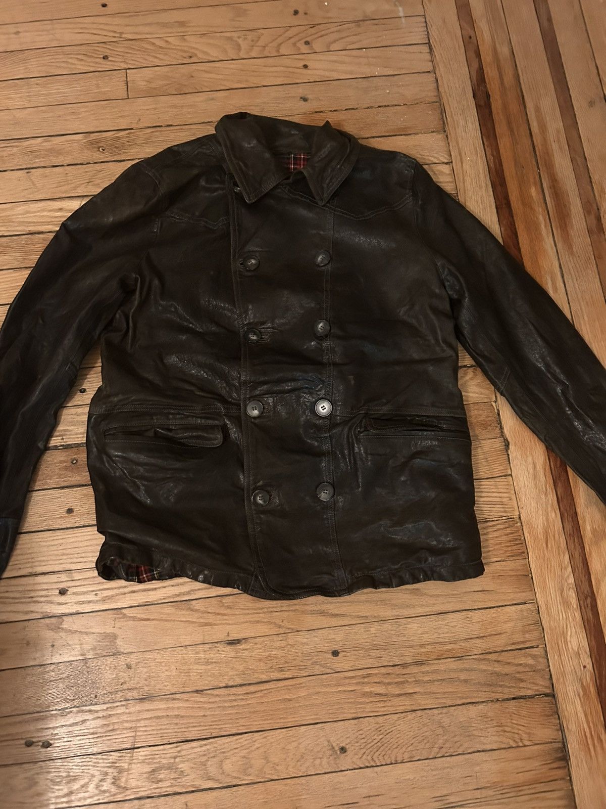 Vintage Crazy double breasted vintage Italian jacket Size US L / EU 52-54 / 3 - 1 Thumbnail