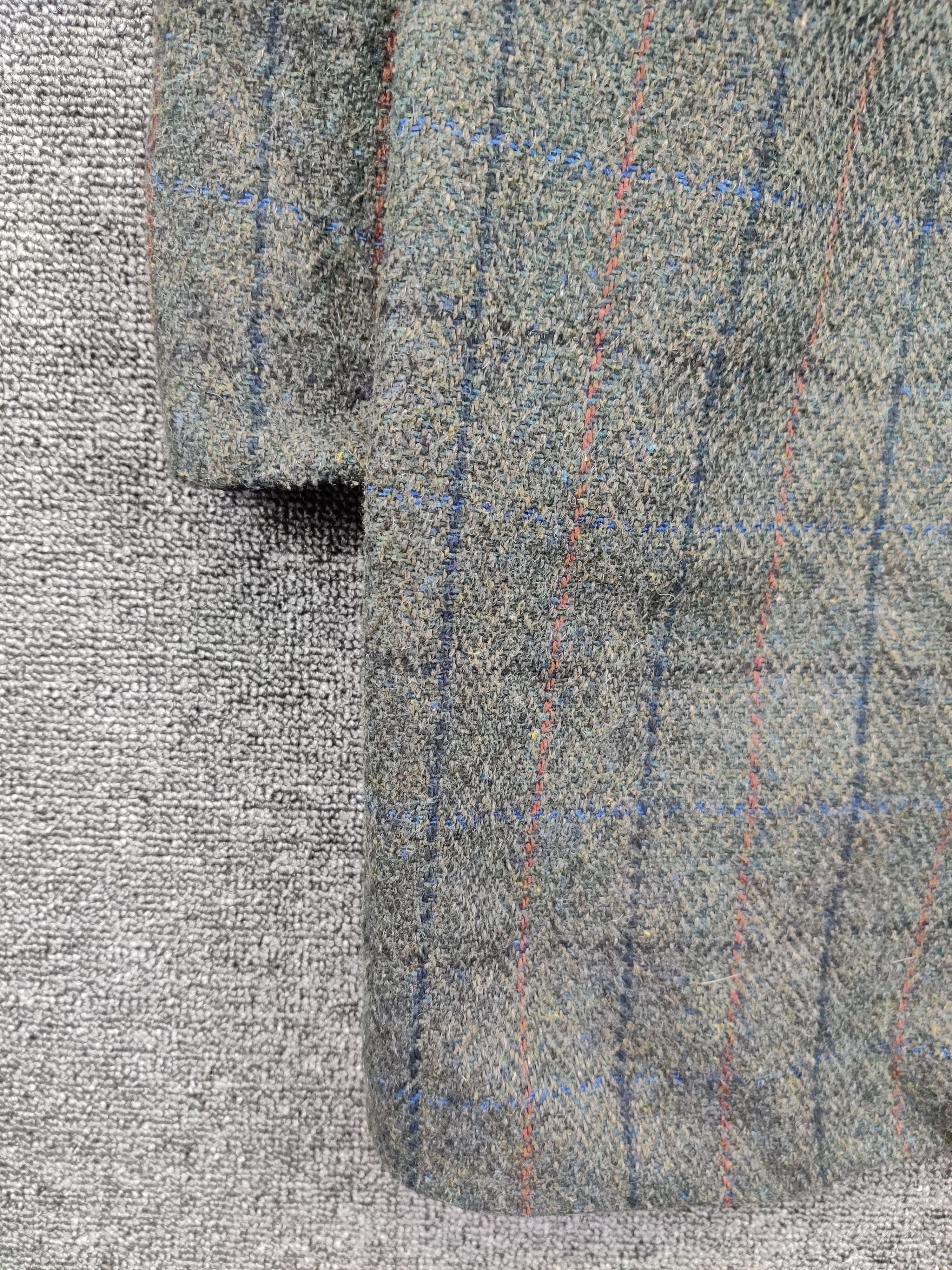 Harris Tweed Harris Tweed x Sevendays Sundays Shadow Plaid Wool Coat Size US L / EU 52-54 / 3 - 4 Thumbnail