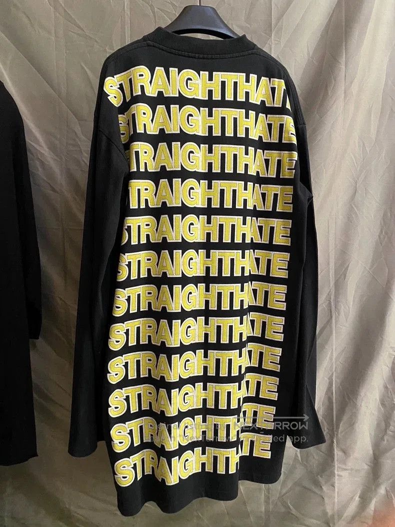 Vetements Black Long Sleeve Shirt.