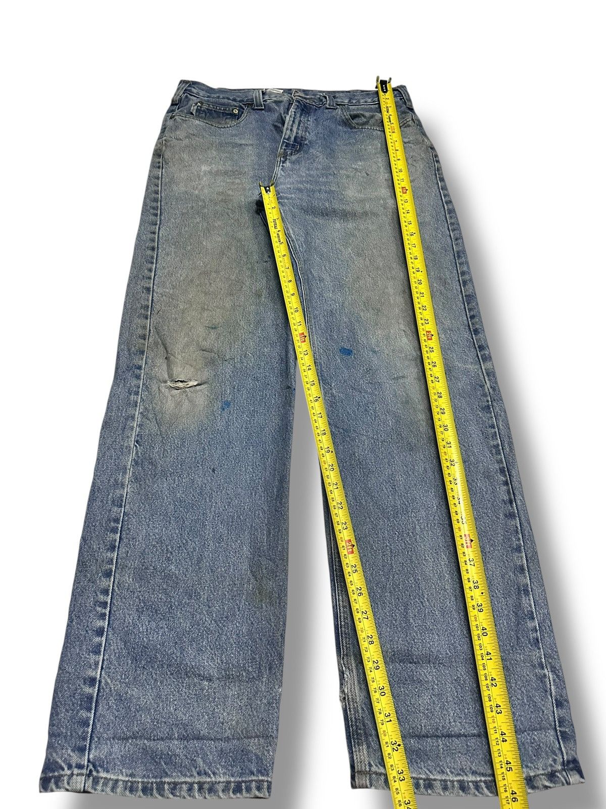 Carhartt Vintage Carhartt 90's Baggy Loose Style Painted & Faded Wash Size US 35 - 14 Thumbnail