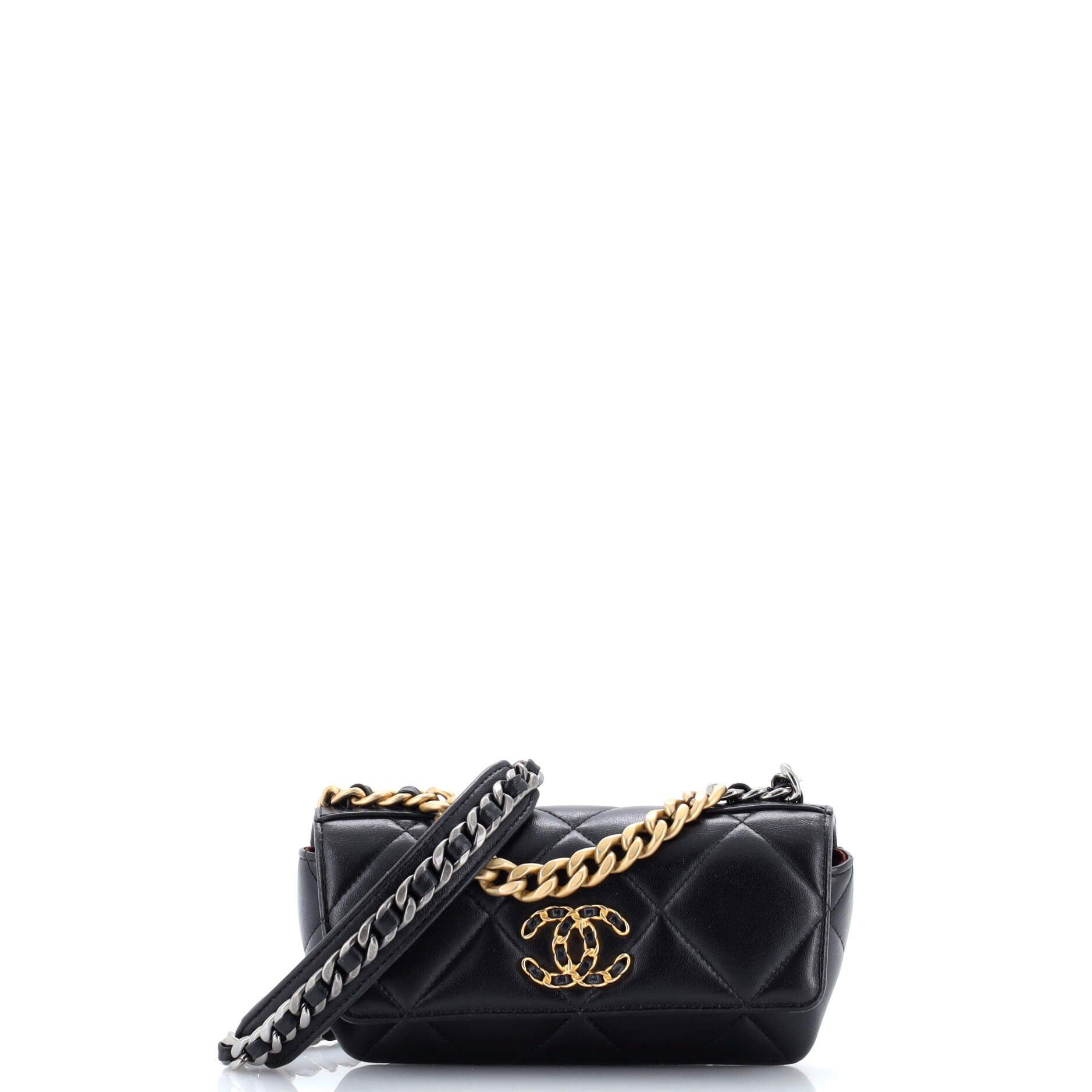 Chanel 19 Glasses Case with Chain Size ONE SIZE - 1 Thumbnail