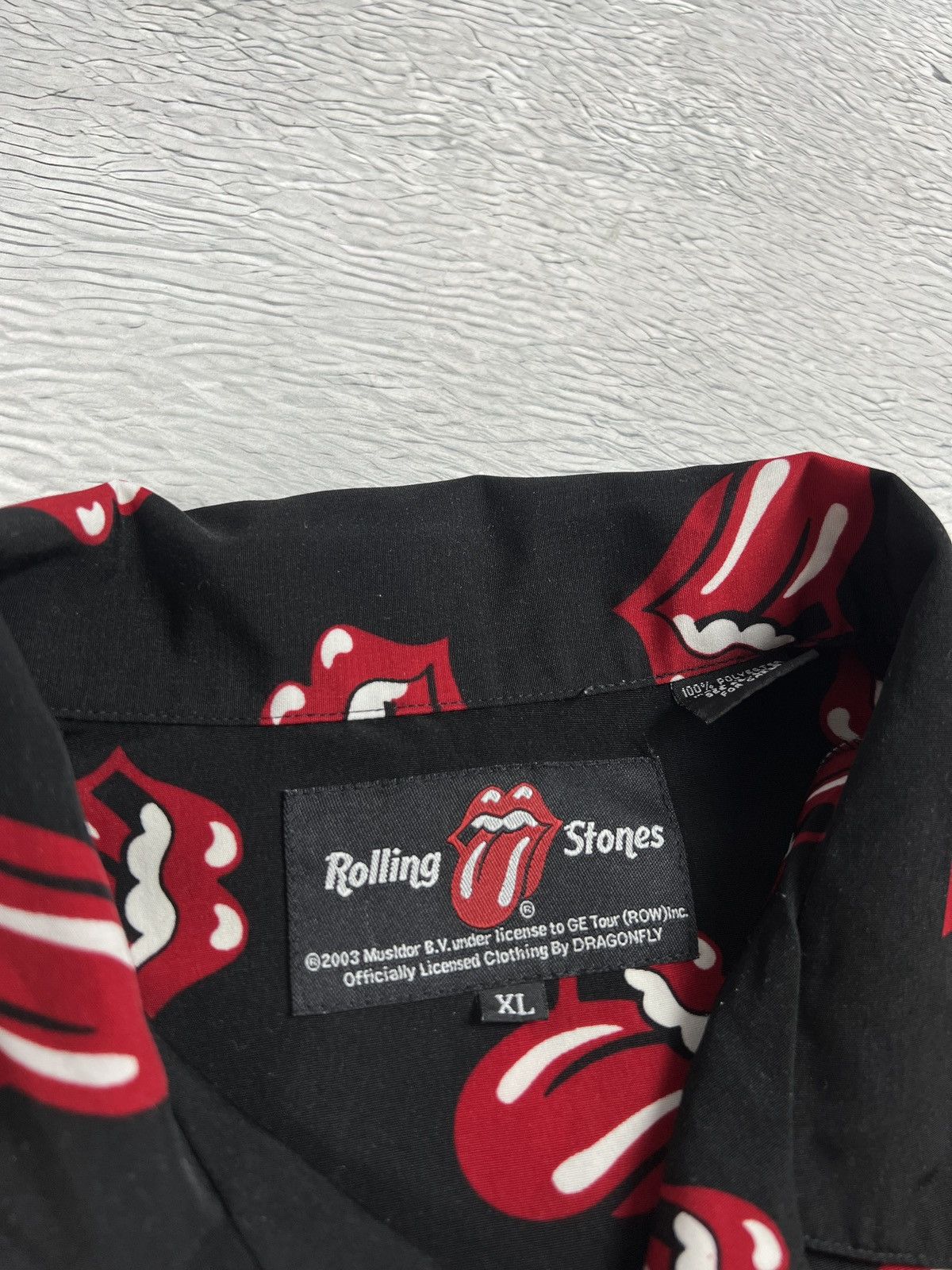 Band Tees Vintage 2003 Licensed The Rolling Stones Monogram Shirt XL Size US XL / EU 56 / 4 - 5 Thumbnail