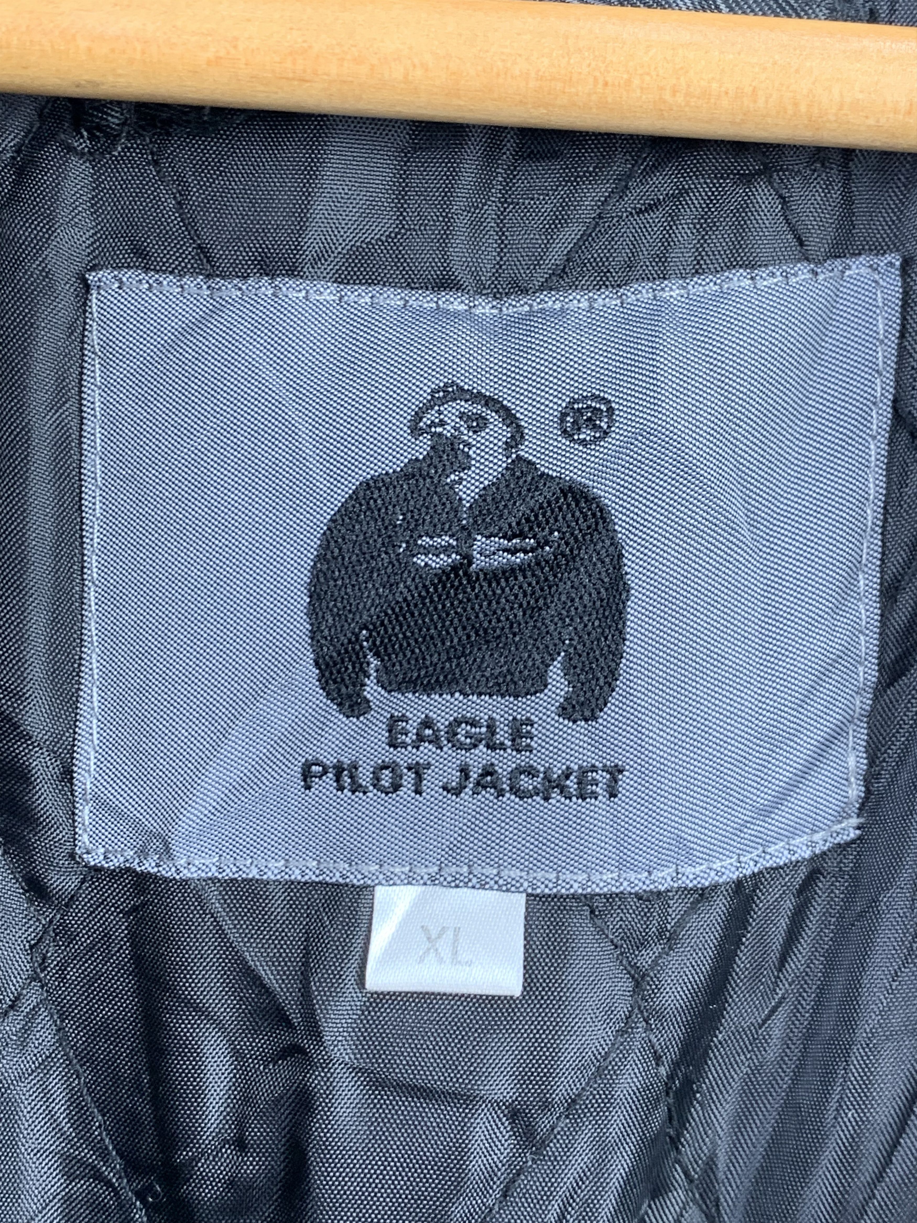 Vintage Vintage Eagle Pilot Bomber Jacket Trashed J1512 Size US XL / EU 56 / 4 - 9 Thumbnail