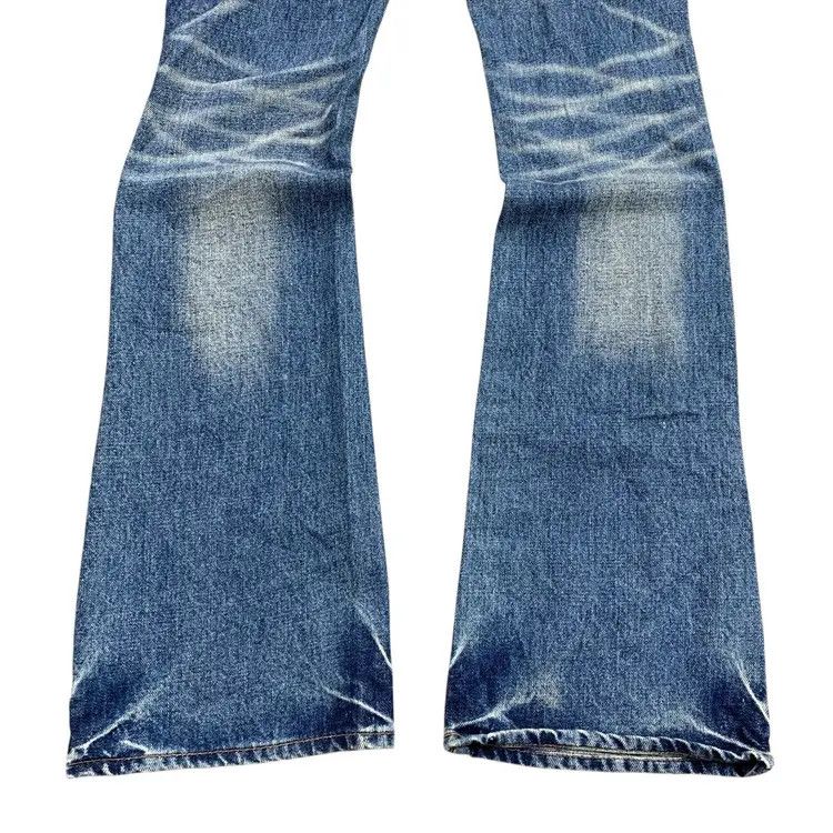 GOSTAR DE FUGA Gostar De Fuga Distressed Flared Denim Size US 33 - 9 Thumbnail