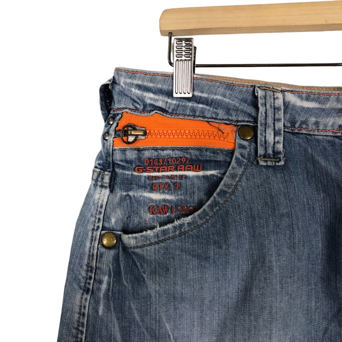 Hysteric Glamour 🔥Mini Skirt Denim G-Star Raw Japan Distressed Design Size 26" / US 2 / IT 38 - 7 Thumbnail