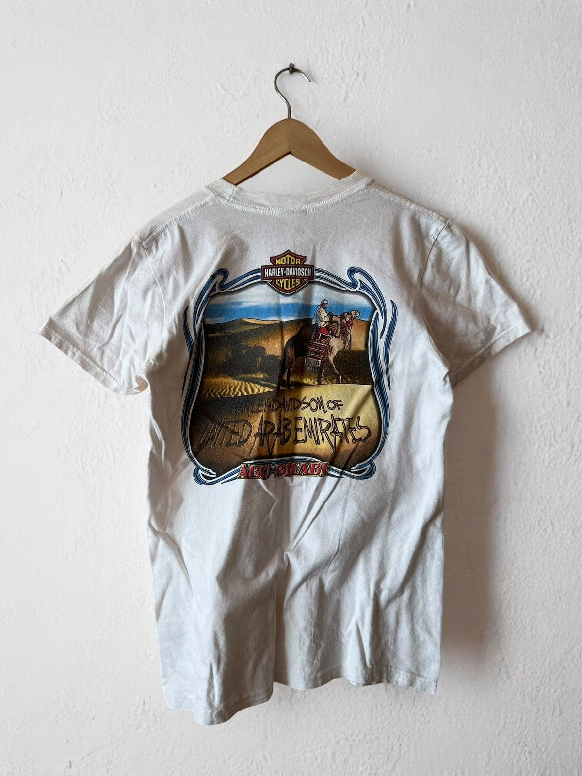 Harley Davidson × Vintage HARLEY DAVIDSON ABU-DHABI 1 2011 VINTAGE T SHIRT TEE Y2K Size US M / EU 48-50 / 2 - 1 Thumbnail