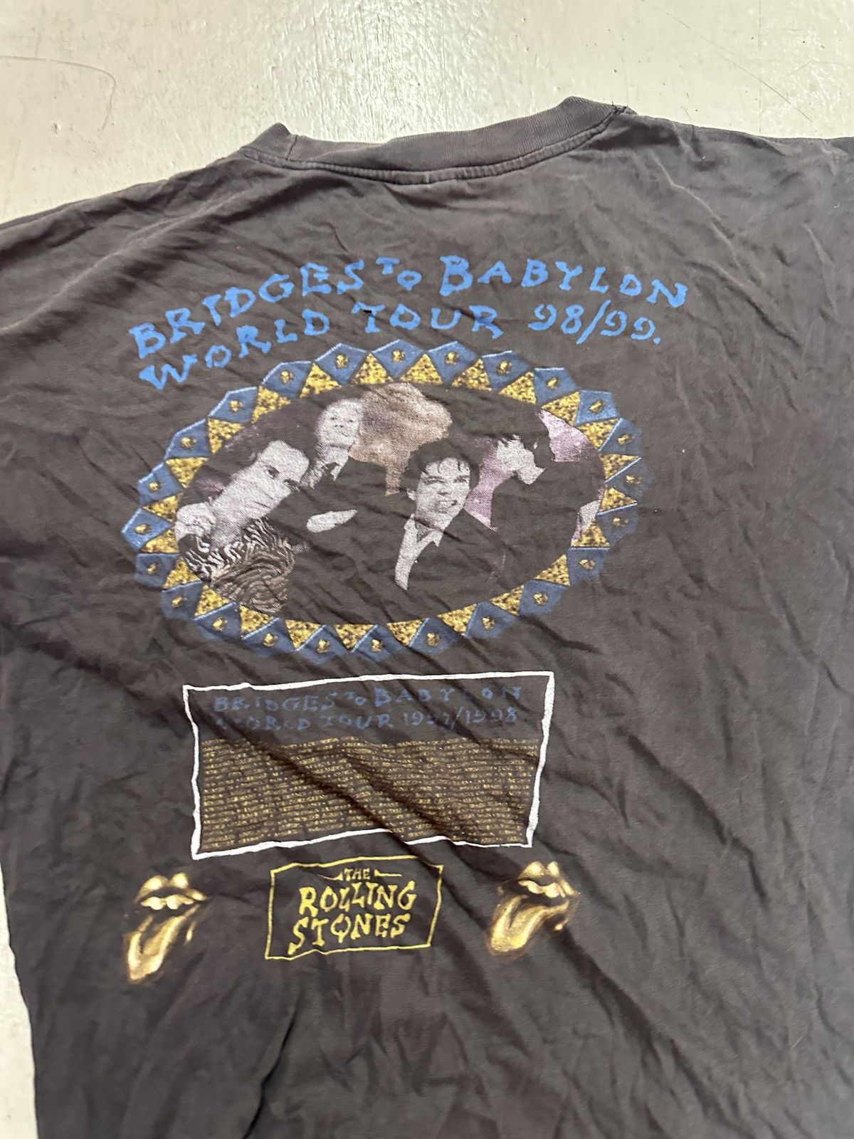 Rolling Stones 98 Babylon Tour Tee