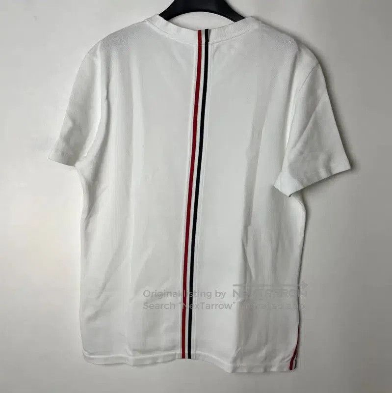 Thom Browne White Cotton Men's T-shirt .