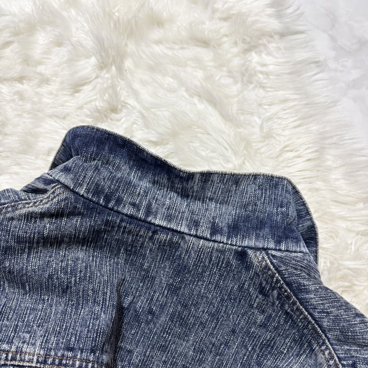 Balenciaga Balenciaga Boa Fur-Lined Marbled Denim Bomber Jacket, Size US S / EU 44-46 / 1 - 18 Thumbnail