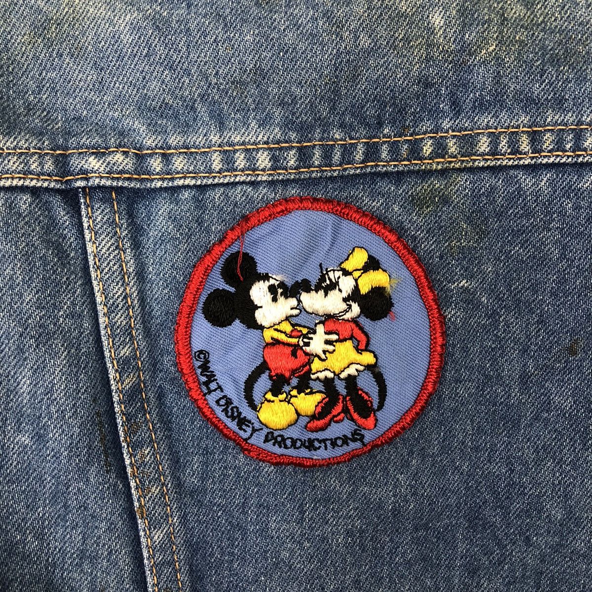 Other 🔥VINTAGE CROPPED TRUCKER DENIM JACKET SANJEGO MICKEY MOUSE Size S / US 4 / IT 40 - 12 Thumbnail