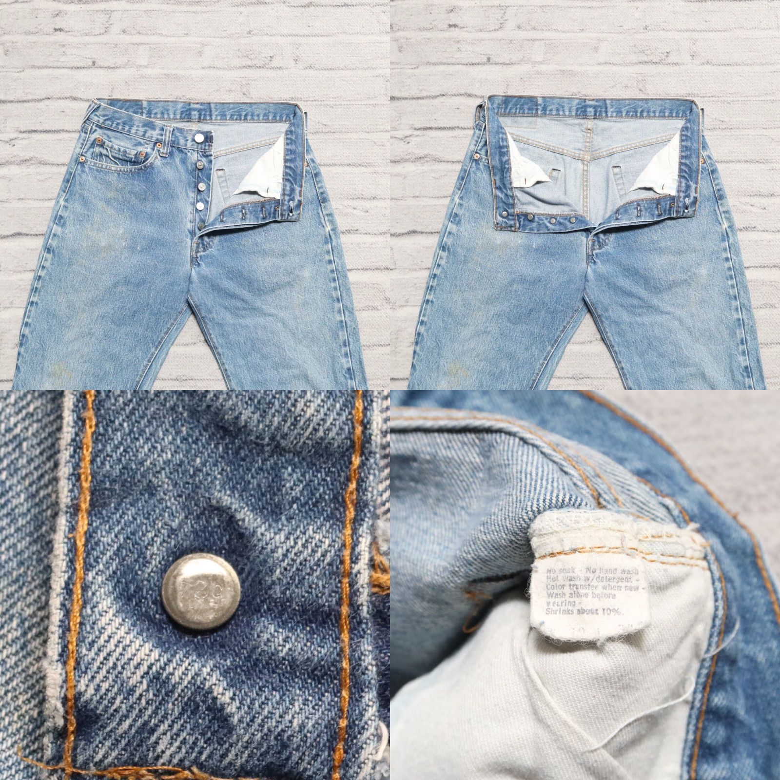 Levi's VINTAGE Levi's 501 Jeans Denim Jeans Mens 30 Medium Wash 26-27 Inseam Selvedge Button Closure Size US 30 / EU 46 - 8 Thumbnail