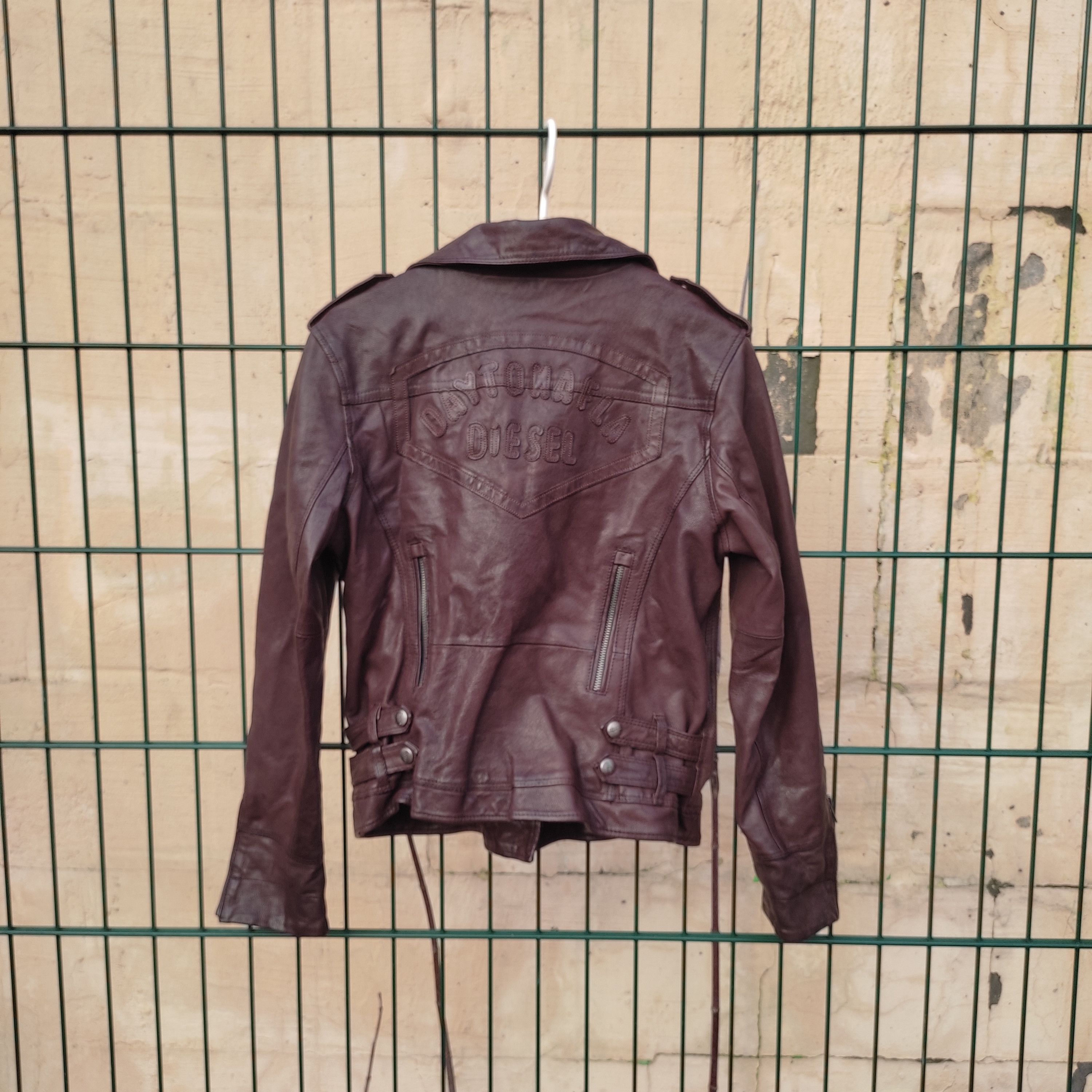 Diesel Diesel Style Lab Asymmetrical Leather Jacket | Grailed
