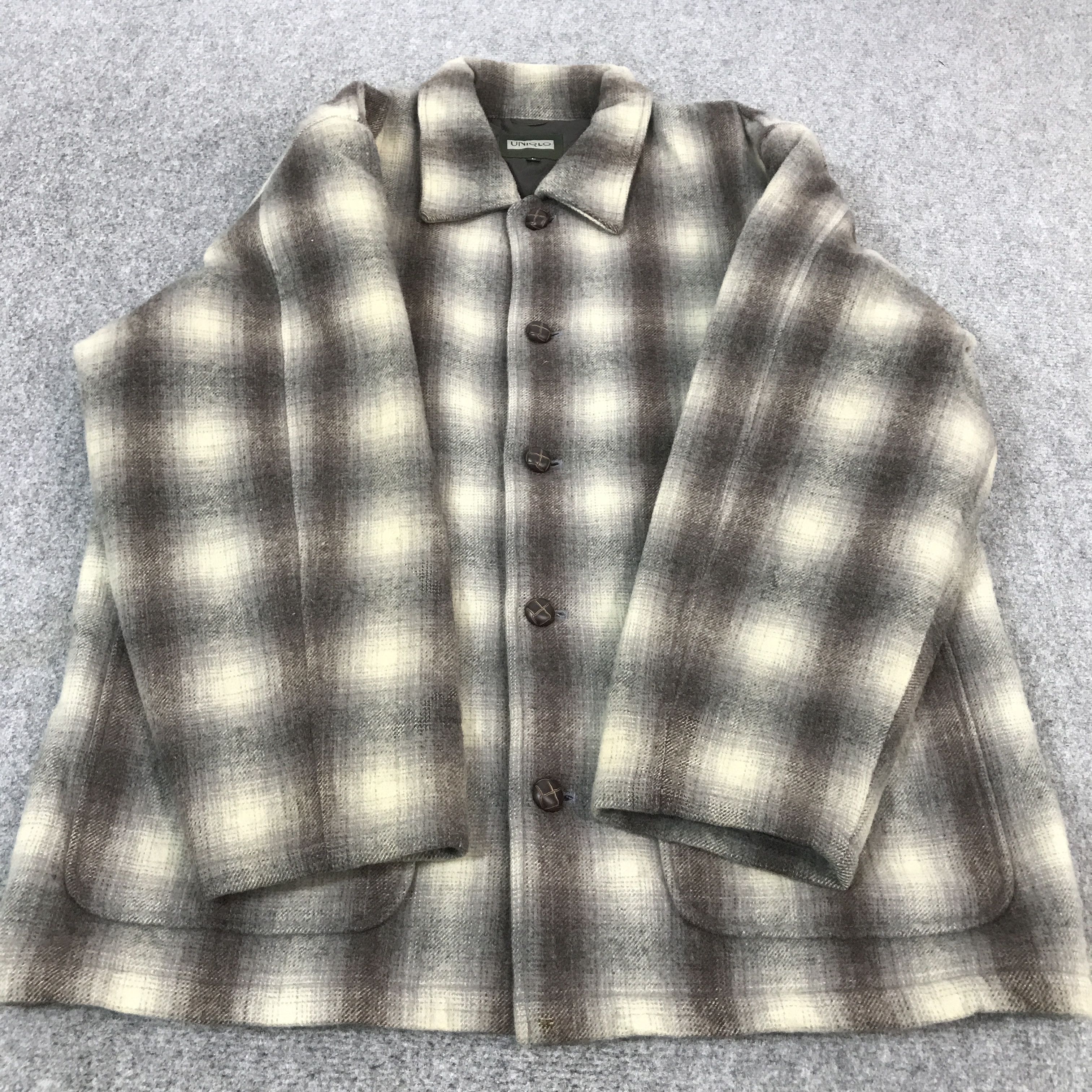 Uniqlo × Vintage VINTAGE UNIQLO TARTAN BUTTON UP JACKET Size US L / EU 52-54 / 3 - 8 Thumbnail