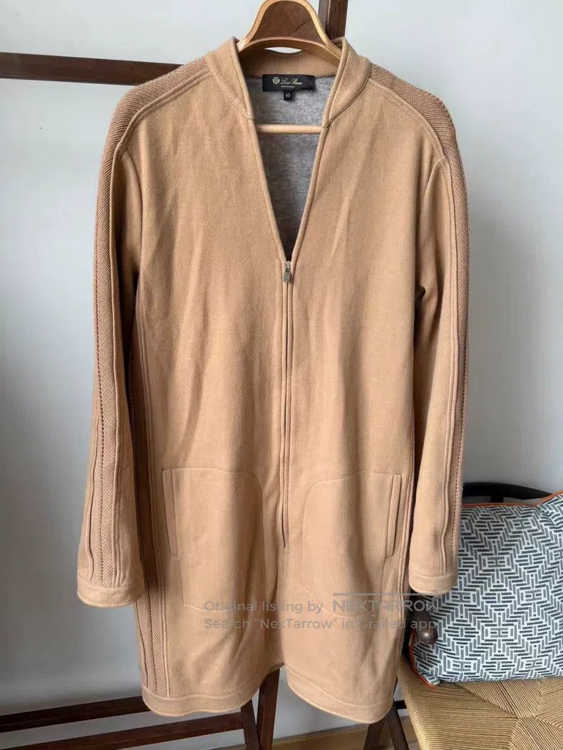Loro Piana Loro Piana Long cashmere casual coat, half-zip, casual loo Size XS / US 0-2 / IT 36-38 - 1 Thumbnail