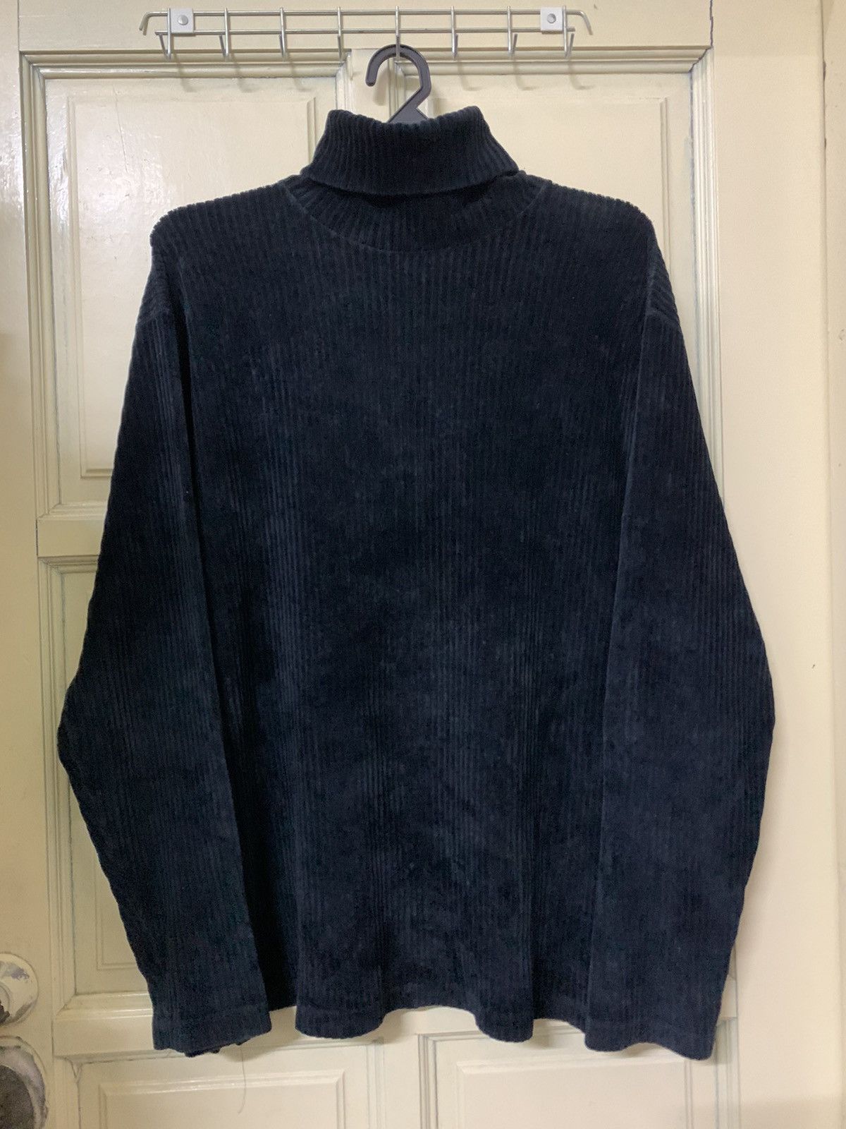 Beams Plus 💥Vintage Beams Corduroy Turtleneck Shirt Size US L / EU 52-54 / 3 - 3 Thumbnail