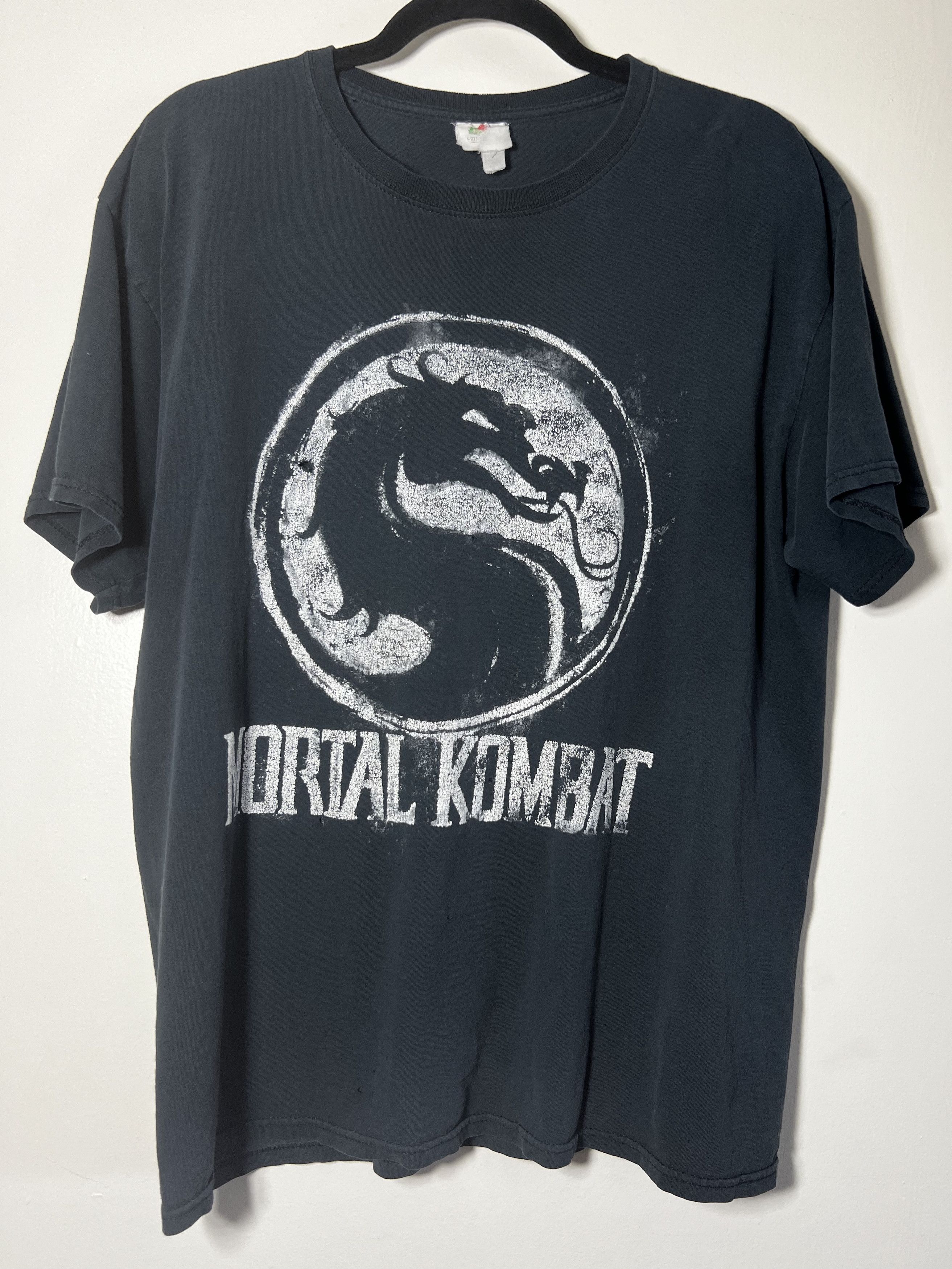 Vintage Vintage 1990's Mortal Kombat Logo Graphic T-Shirt Size US M / EU 48-50 / 2 - 1 Thumbnail