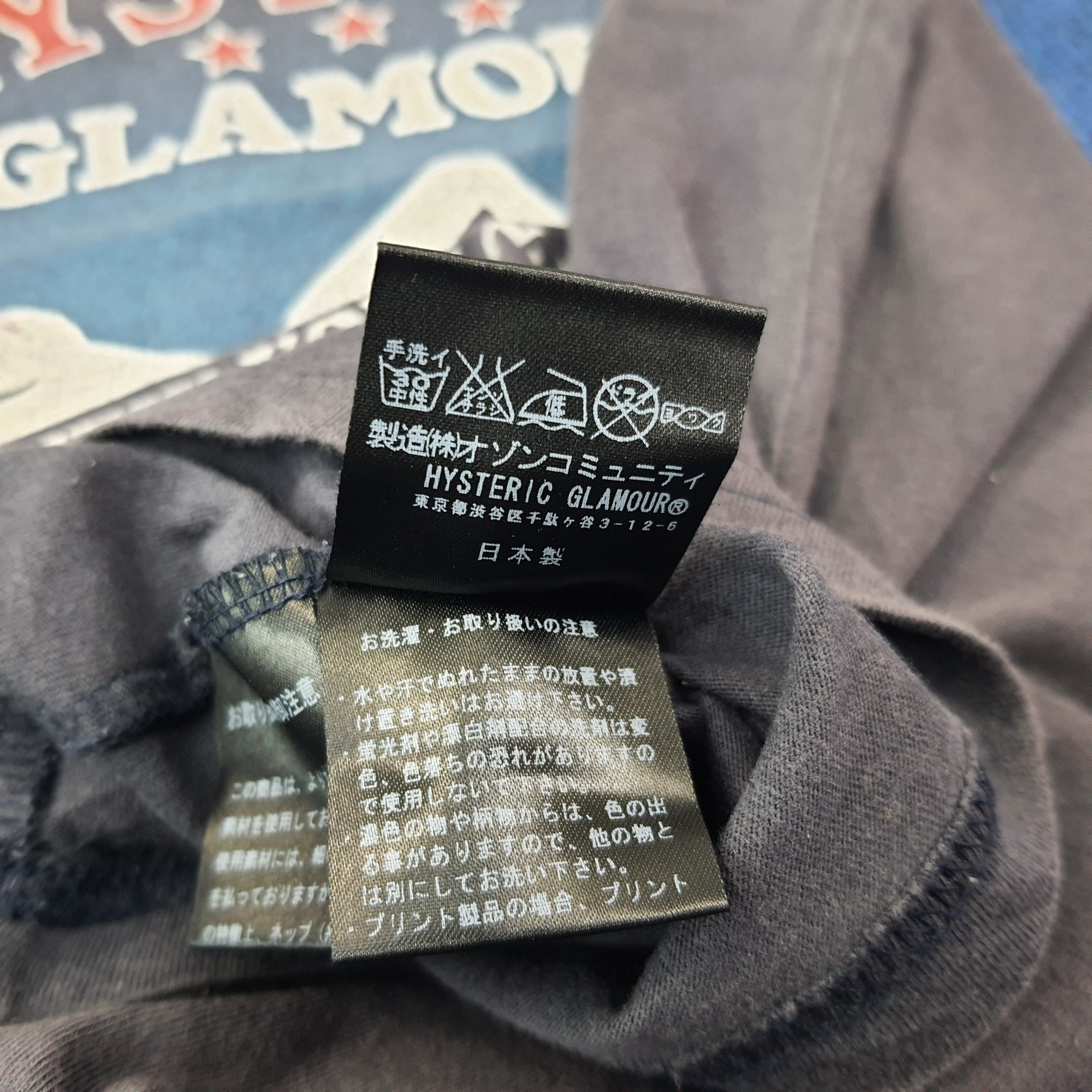 Hysteric Glamour Vintage Hysteric Glamour Japan Long Sleeve Tshirt C223N23 Size S / US 4 / IT 40 - 8 Thumbnail