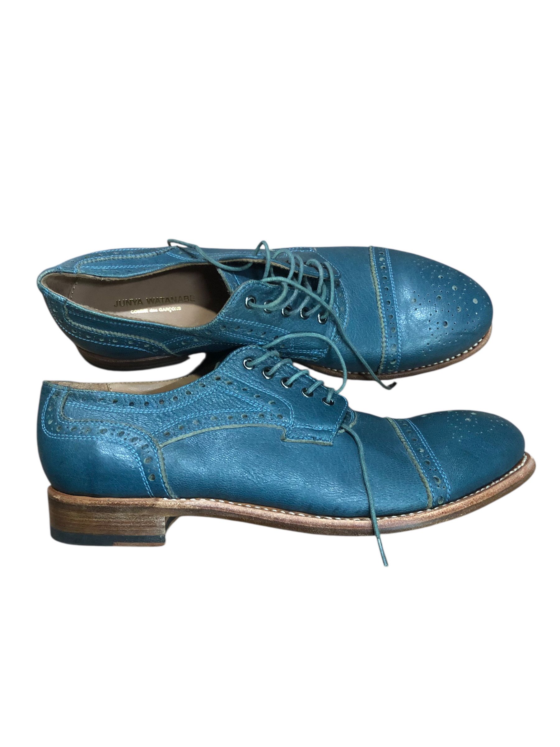 Comme des Garcons 🔥COMME des GARCONS JUNYA WATANABE Handmade Derby Shoes Size US 7 / EU 40 - 4 Thumbnail