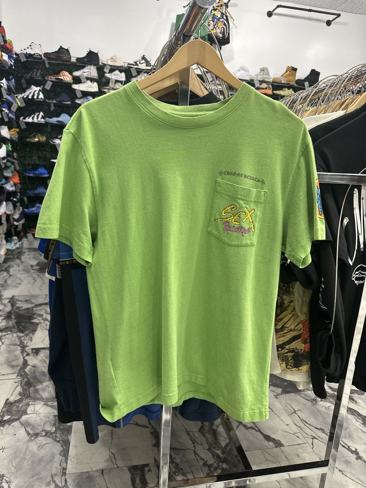 Chrome Hearts Chrome Hearts Matty Boy Link T-shirt Lime