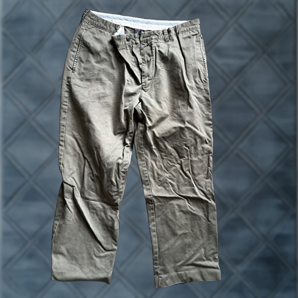 J.Crew J.Crew Essential Chino Pants Mens Regular Fit Cotton Green 36x27 Straight Size US 36 / EU 52 - 1 Thumbnail