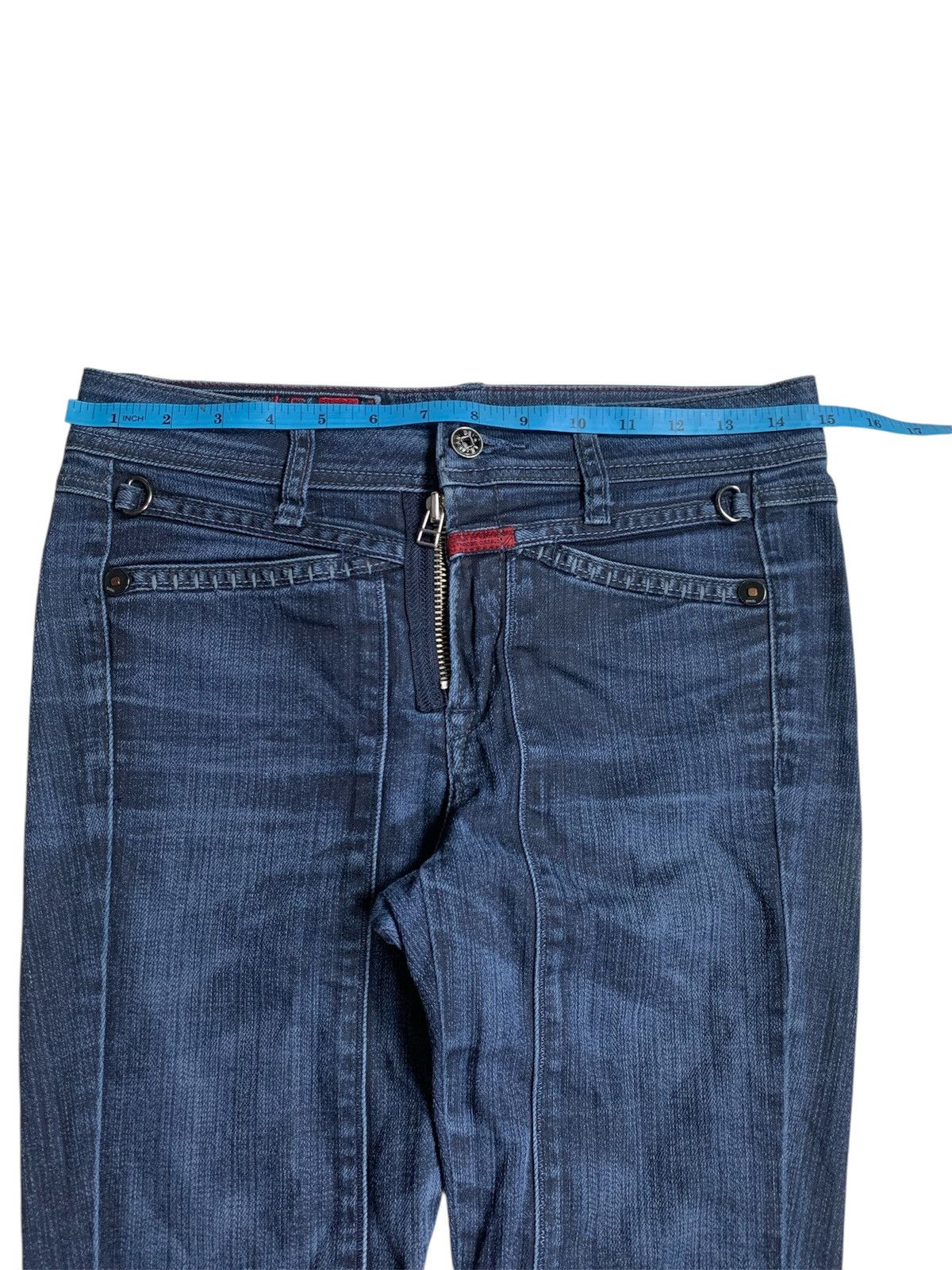 Marithe + Francois Girbaud Marithe+francois girbaud dark blue skinny jeans Size 29" - 6 Thumbnail