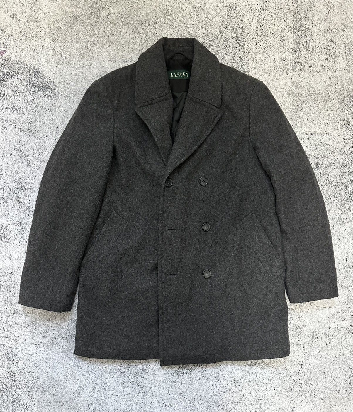 Polo Ralph Lauren Heavy Wool Coat Green Label Men's