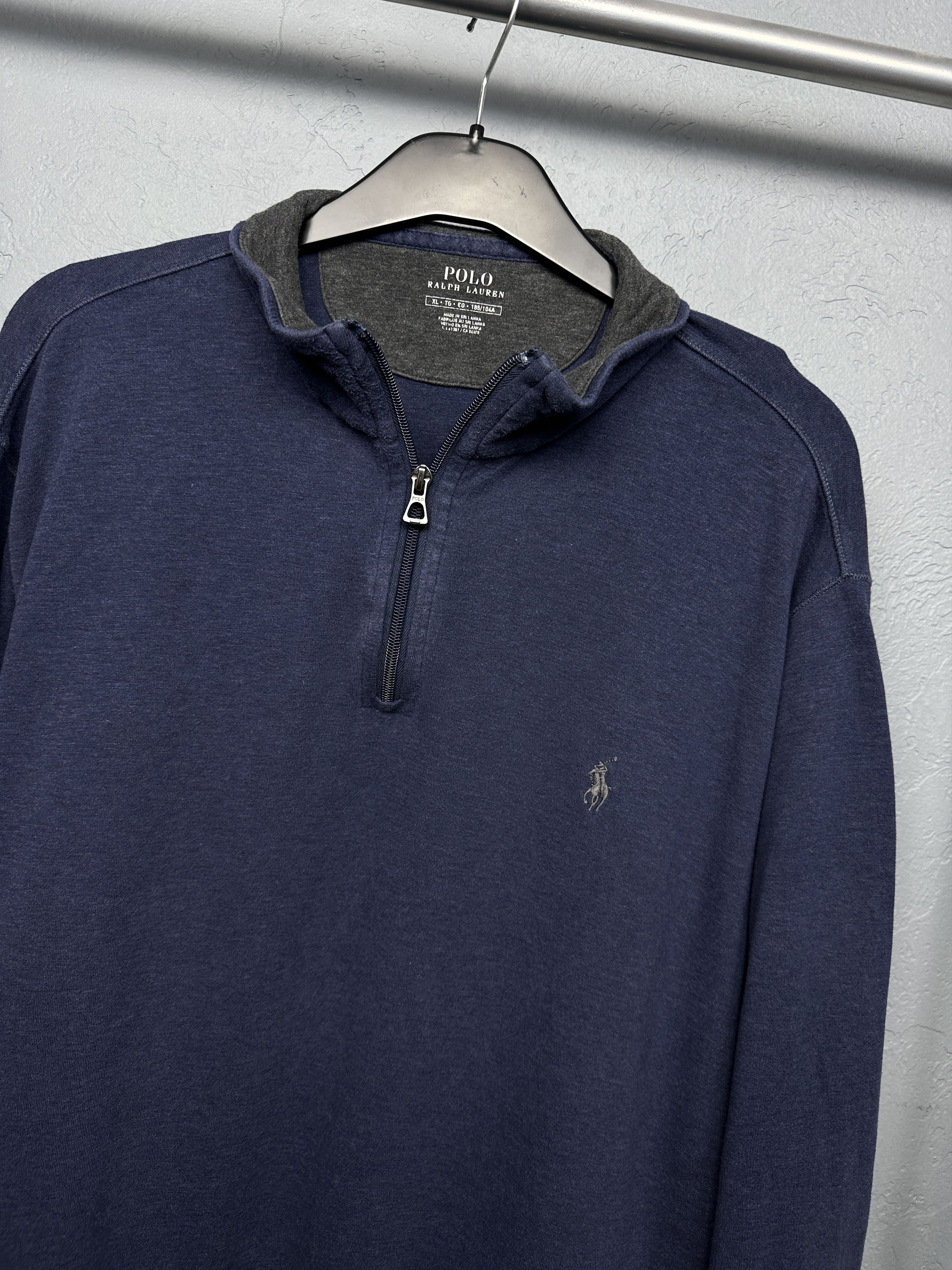 Polo Ralph Lauren Polo Ralph Lauren Mens 1\4 Quarter Zip Sweatshirt Size US XL / EU 56 / 4 - 2 Thumbnail