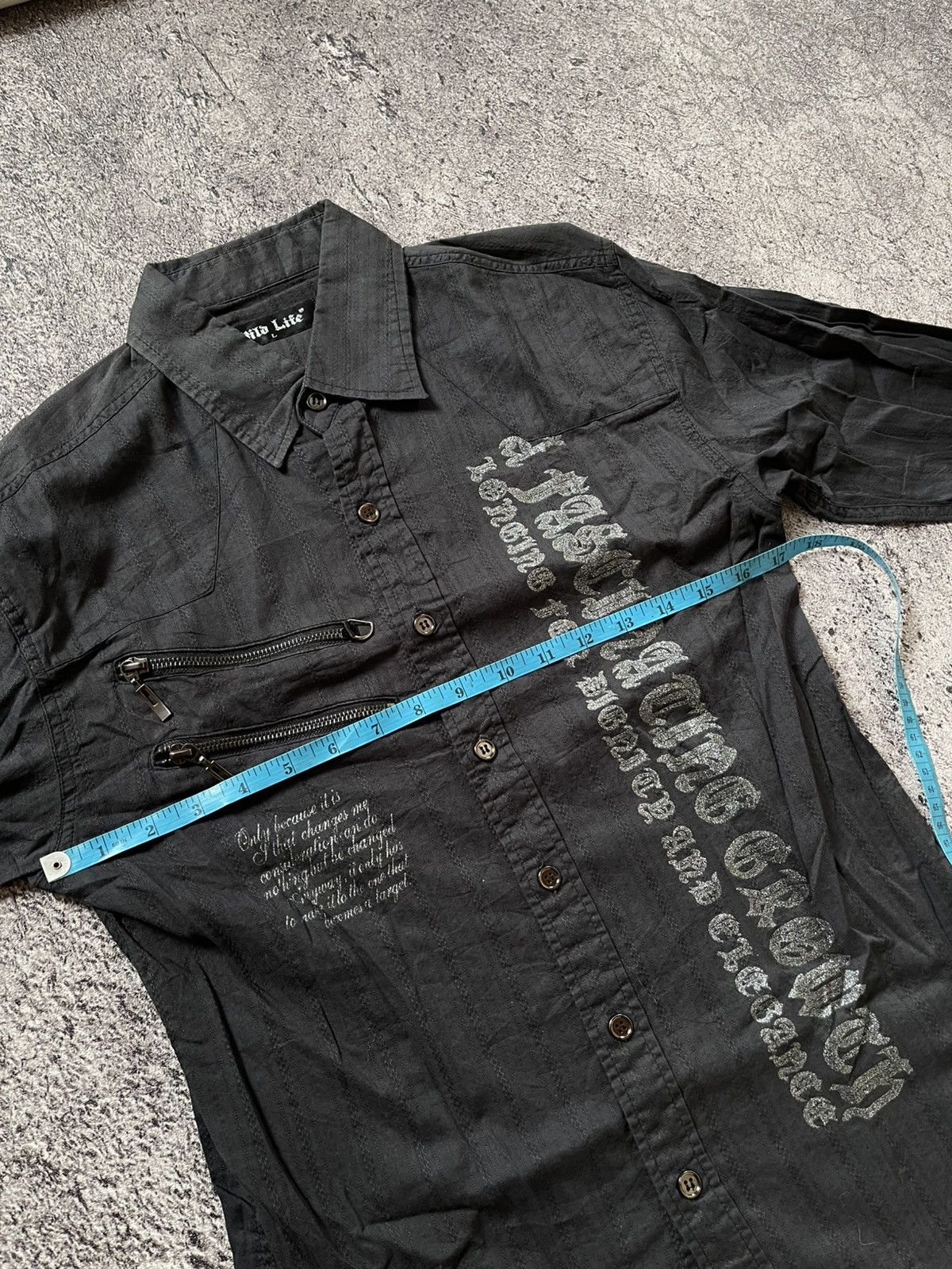 Japanese Brand Y2K Wild Life ifsixwasnine punk shirt Size US M / EU 48-50 / 2 - 9 Thumbnail