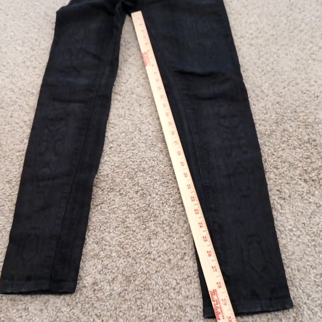 Ralph Lauren Ralph Lauren Denim & Supply Jeans Womens Skinny Black Animal Print Size 26 Small Inseam 30 Denim Cotton Blend Size 26" / US 2 / IT 38 - 5 Thumbnail