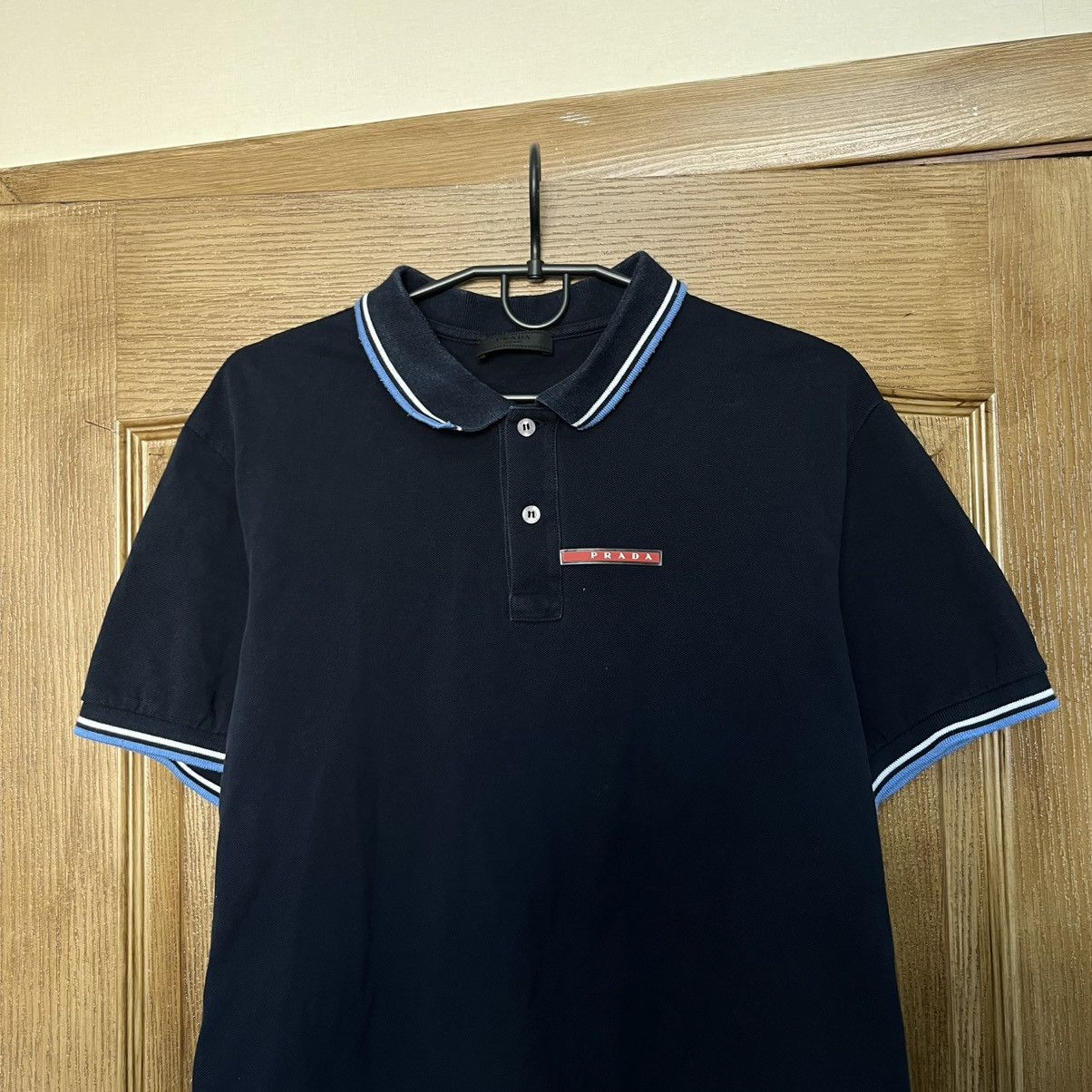 Prada Vintage Prada Polo T-Shirt Luxury Size US XXL / EU 58 / 5 - 3 Thumbnail
