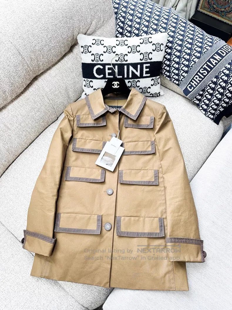 Chanel Chanel 20C track station series eight-pocket khaki colour Size XS / US 0-2 / IT 36-38 - 2 Thumbnail