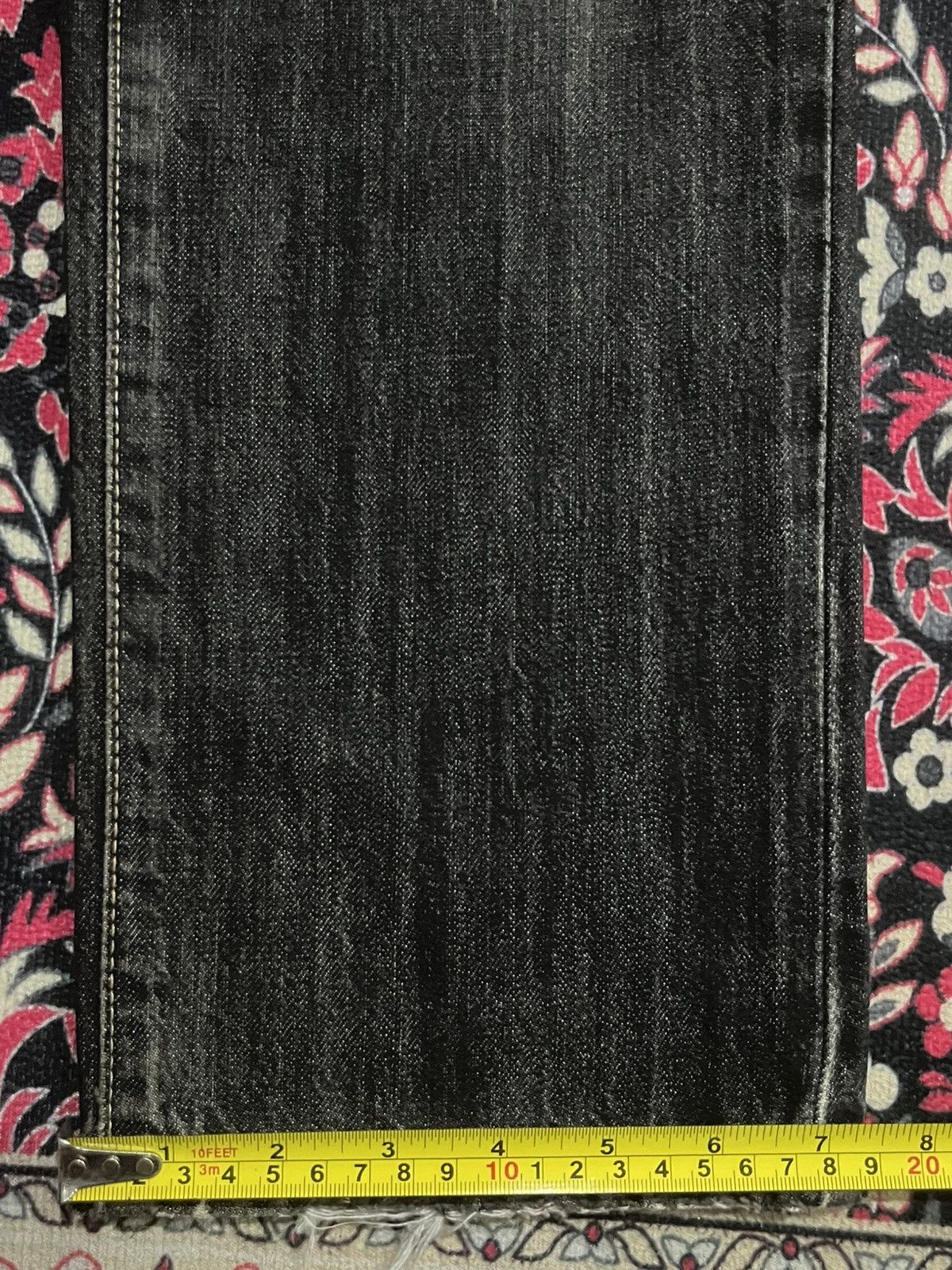 If Six Was Nine ⚡️Grunge⚡️Vintage Edwin Made in Japan Dark Wash Repair Jeans Size US 28 / EU 44 - 17 Thumbnail