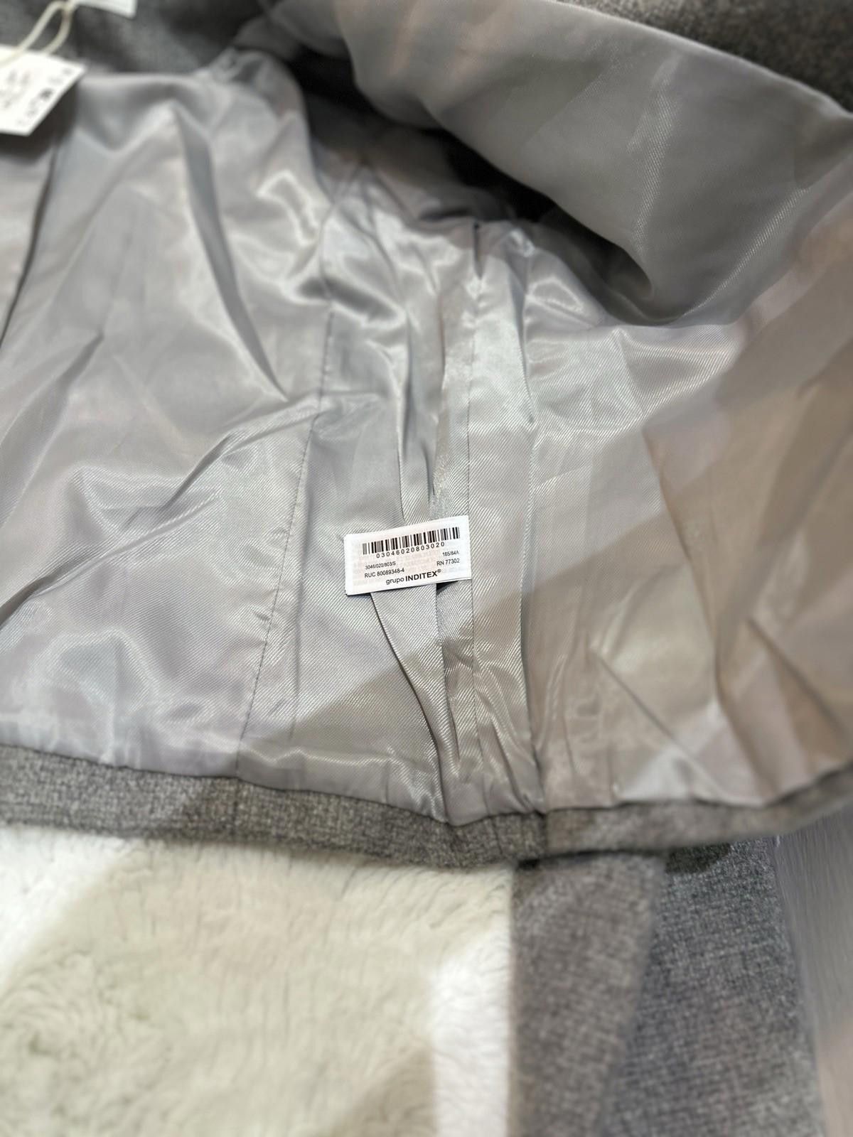Zara ZARA Grey Bomber Jacket Size S Size S / US 4 / IT 40 - 7 Thumbnail