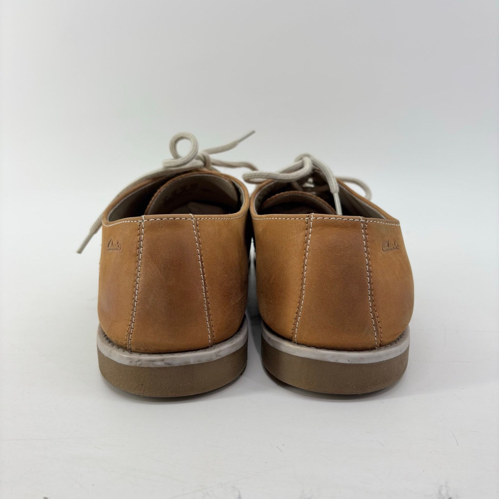 Clarks Clarks Farli Walk Mens Sz 10 Casual Tan Leather C&J Ltd TOR Size US 10 / EU 43 - 4 Thumbnail