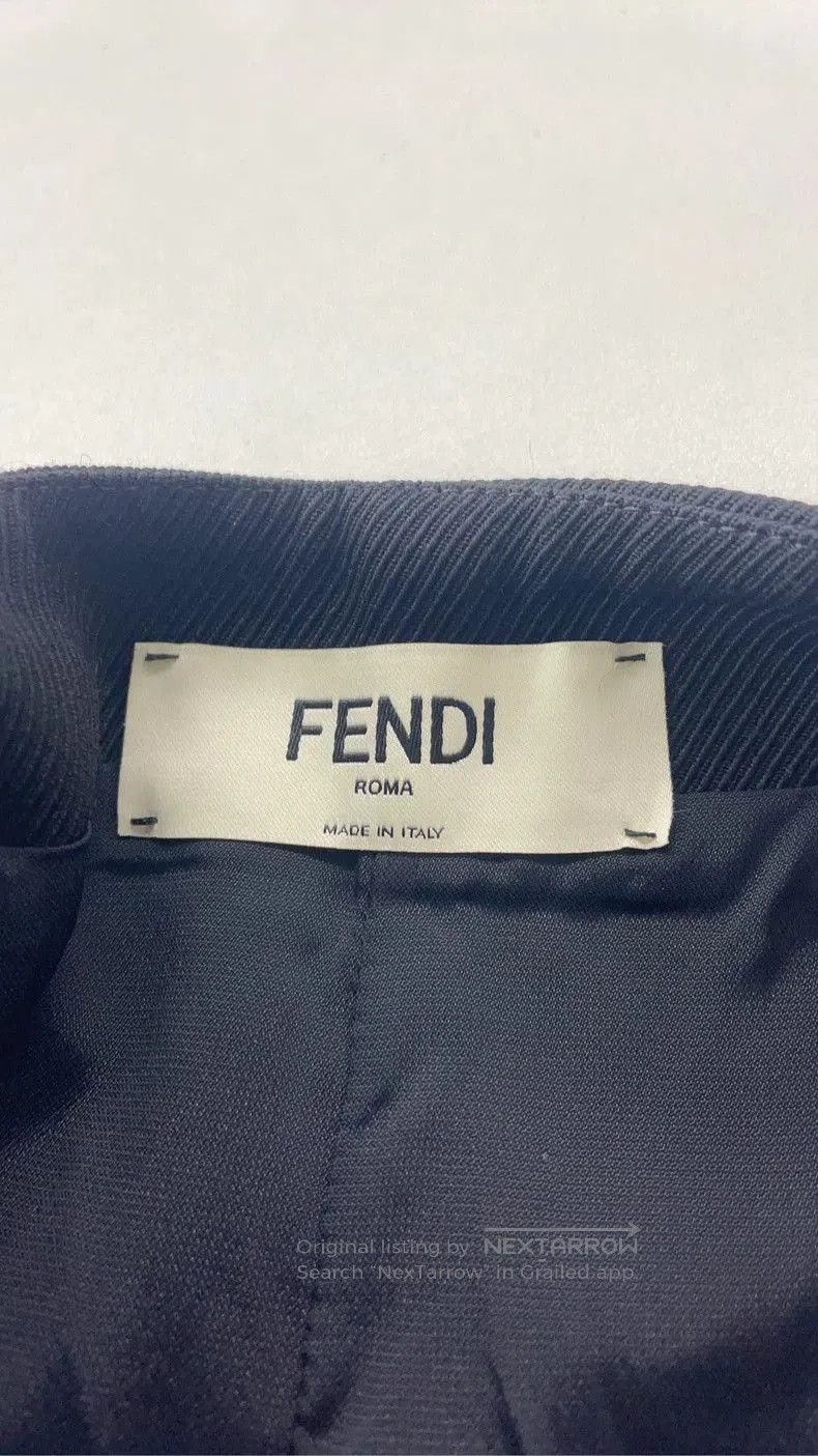 Fendi Fendi Black Double-Breasted Skirt. Size US 36 / EU 52 - 3 Thumbnail