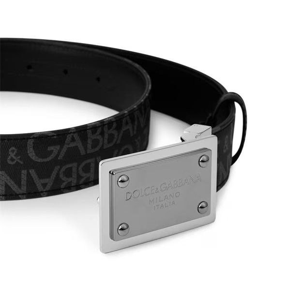 o1g2r1mq0424 Size: 95 Logo Belts in Black