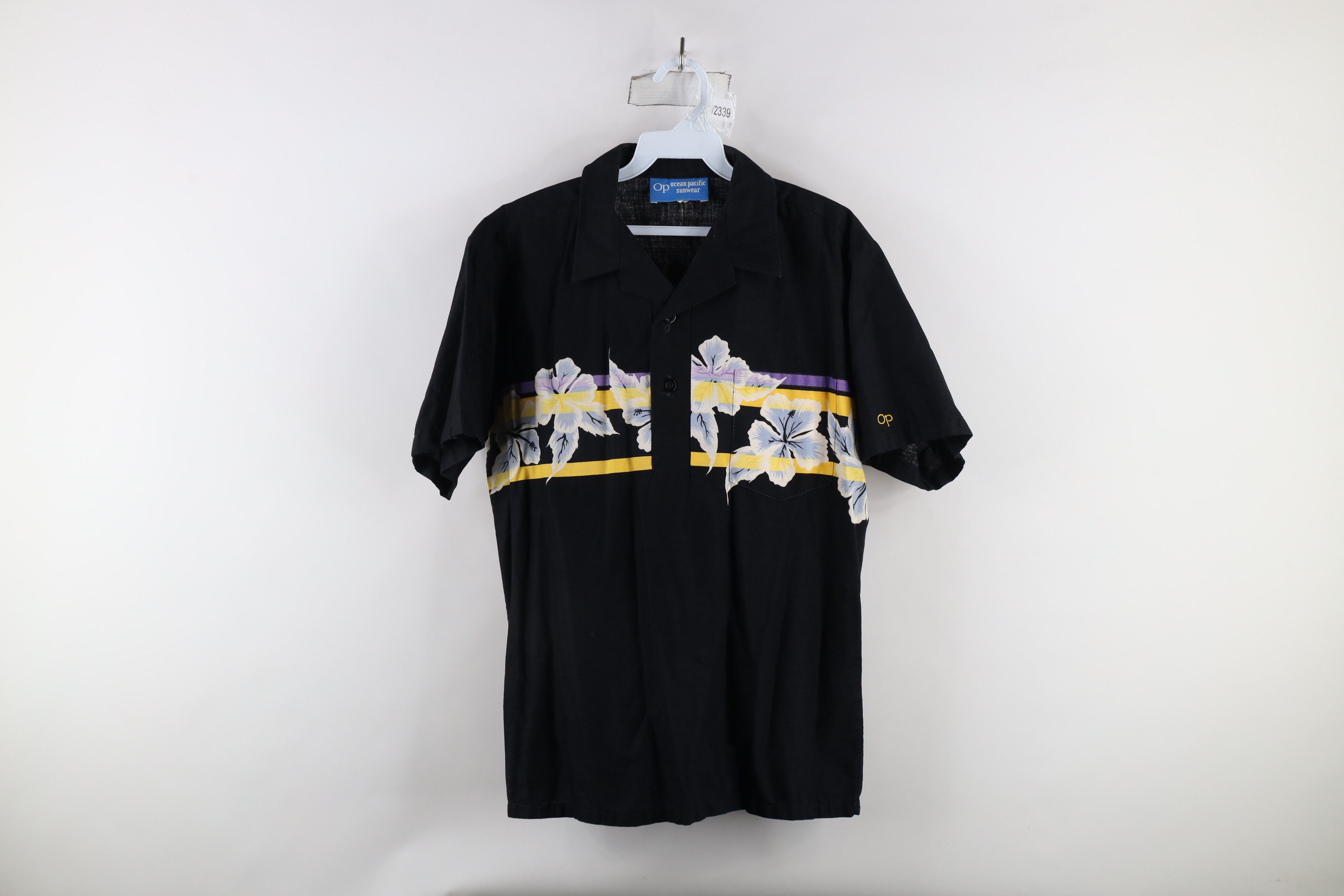 Ocean Pacific × Vintage Vintage 80s Ocean Pacific Sunwear Collard Button Down Polo Size US M / EU 48-50 / 2 - 1 Thumbnail