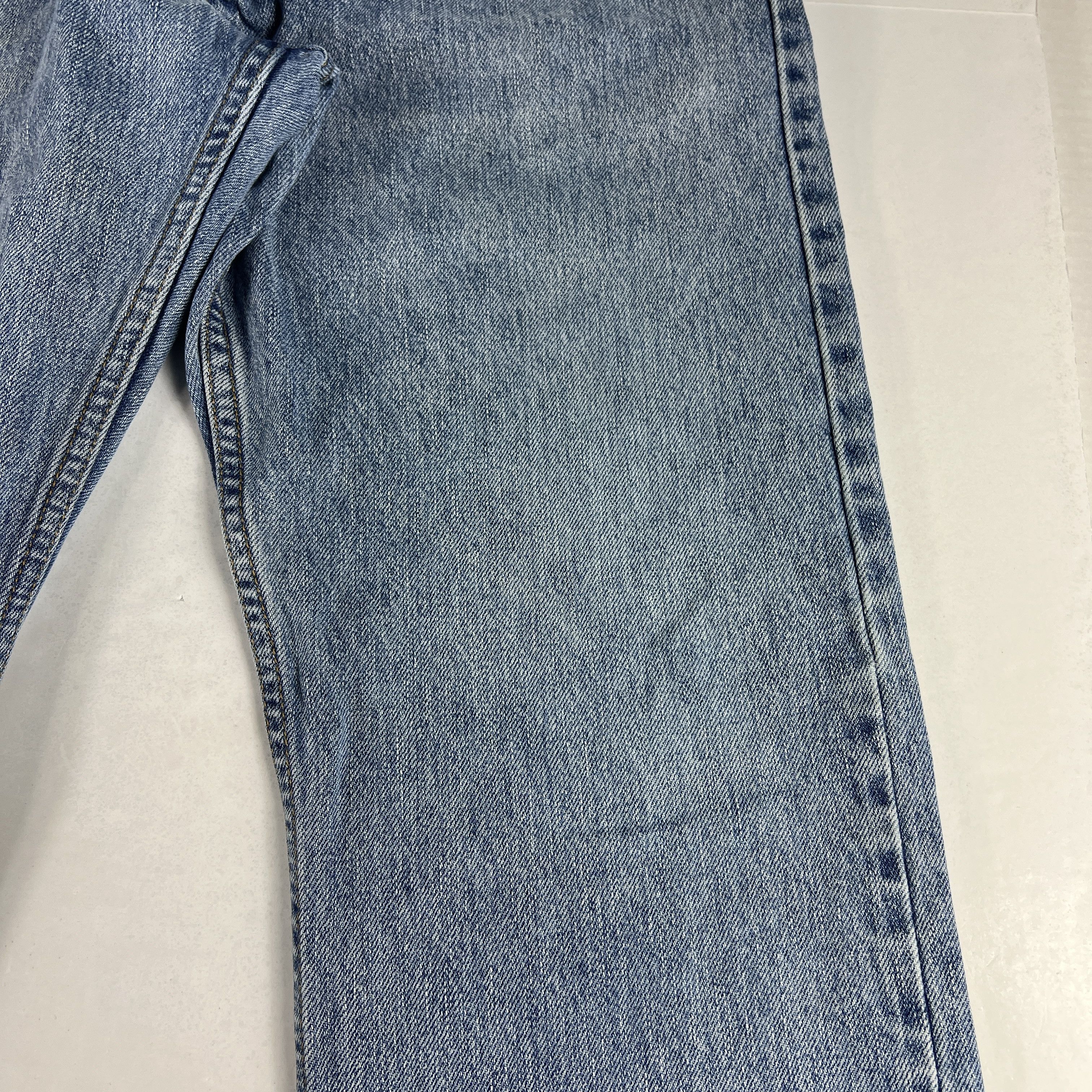 Levi's × Vintage Y2K Levi's Jeans 505 Straight Blue Faded Cotton Denim Size US 34 / EU 50 - 5 Thumbnail
