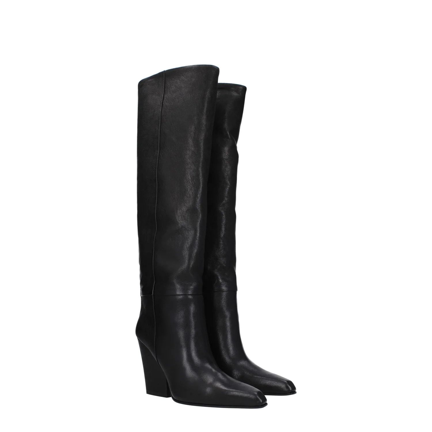 Paris Texas ob1o1e1124 Leather Boots in Black Size US 6 / IT 36 - 2 Thumbnail